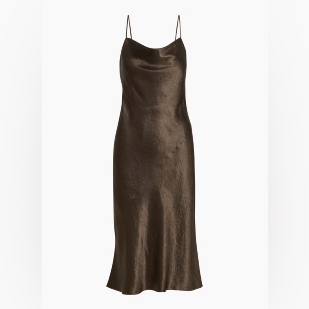 NWOT babaton model satin midi dress